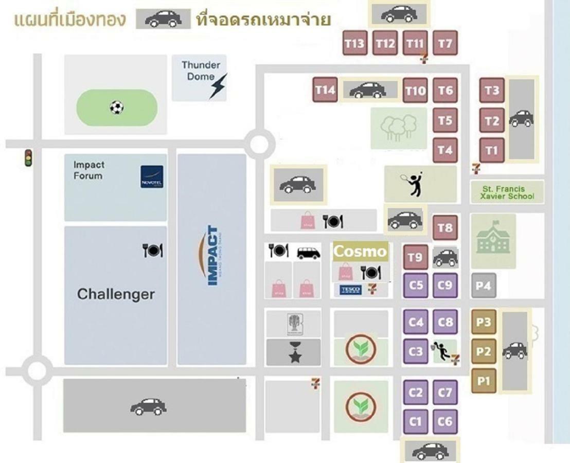 Popular Condo P1 Nonthaburi Exterior photo